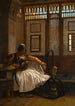 Arnaut lepää - Jean-Léon Gérôme — kehystetty taideteos seinällä