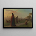 Dante-maalaus - Jean-Léon Gérôme — kehystetty taideteos seinällä