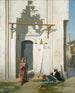 Gardes à la porte d'un tombeau - Jean-Léon Gérôme — näkymä teoksesta