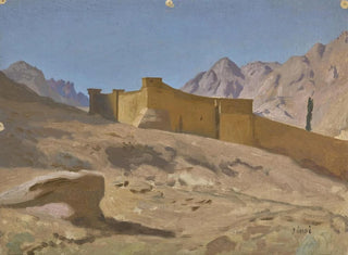 Le monastère de Sainte-Catherine - Jean-Léon Gérôme — näkymä teoksesta