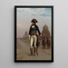 Napoleon Egyptissä - Jean-Léon Gérôme — kehystetty taideteos seinällä