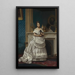 JeanLon Grme - Portrait of MarieAnne dEscoubleau de Sourdis Madame CharlesJoachim Lefvre 18531938.webp