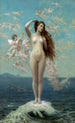 Nouseva Venus - Jean-Léon Gérôme — näkymä teoksesta