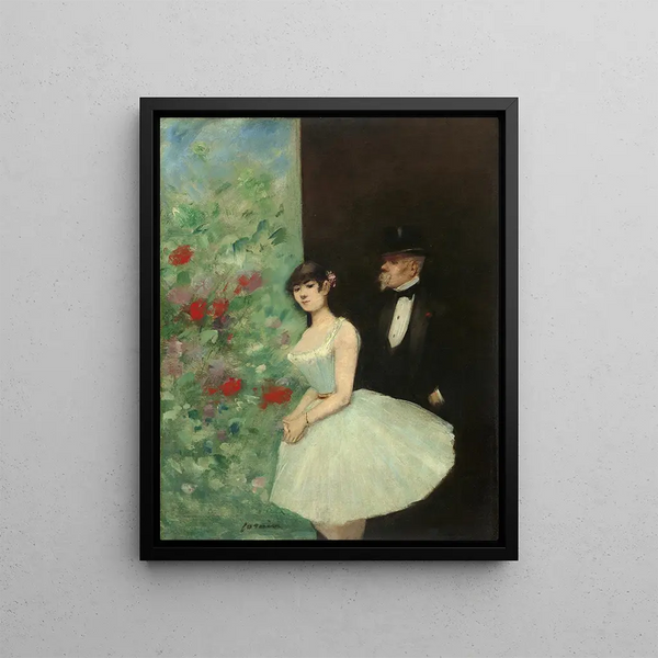 Kulissien Takana - Jean-Louis Forain — kehystetty taideteos seinällä