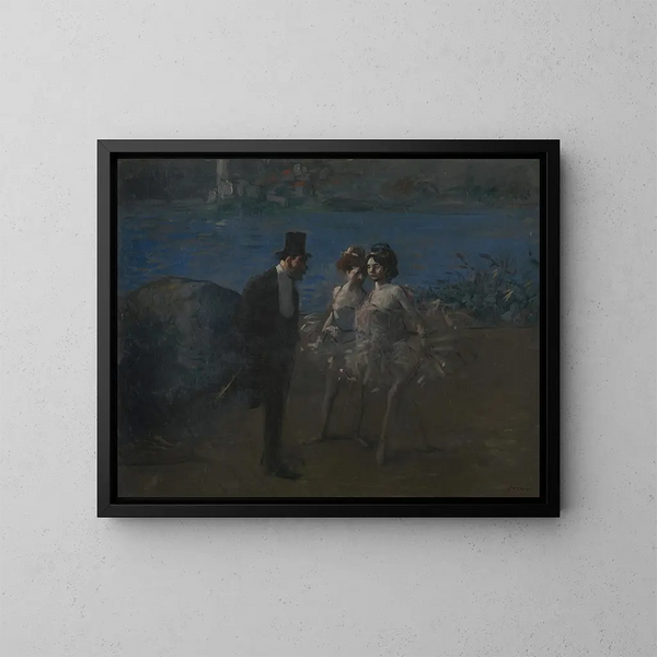 Danseurs - Jean-Louis Forain — kehystetty taideteos seinällä