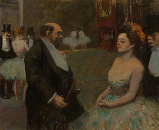 Kulissien Takana - Jean-Louis Forain — näkymä teoksesta