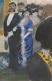Teatterin uloskäynti - Jean-Louis Forain — näkymä teoksesta