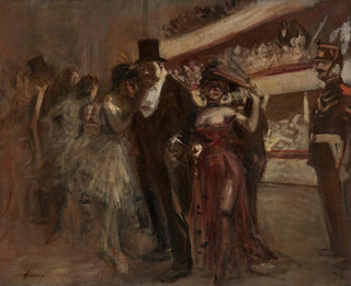 La scène d'opéra - Jean-Louis Forain — näkymä teoksesta