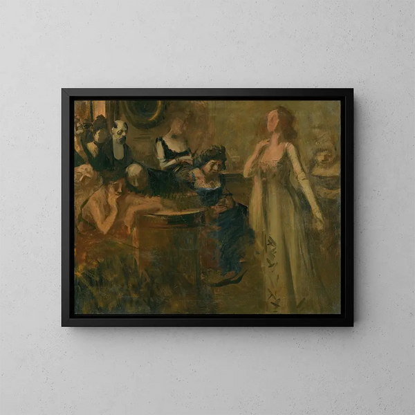 Le Récital - Jean-Louis Forain — kehystetty taideteos seinällä