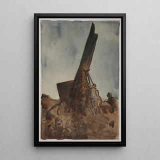 JeanLouis Forain - Pose dun observatoire par des camoufleurs.webp