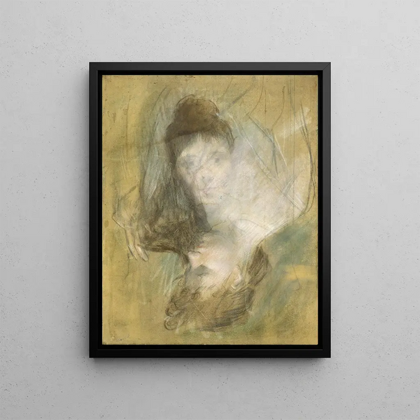 Esquisse d'une Femme - Jean-Louis Forain — kehystetty taideteos seinällä