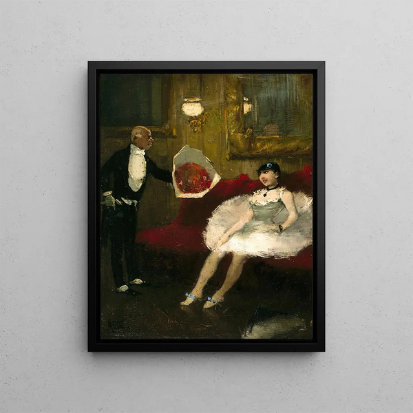 L'Admirateur - Jean-Louis Forain — kehystetty taideteos seinällä