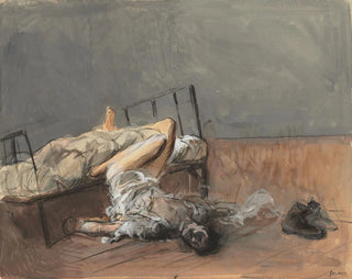 Le Suicide - Jean-Louis Forain — näkymä teoksesta