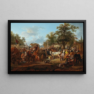 JeanLouis de Marne - Jahrmarkt Im Dorf.webp