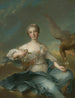 La duchesse de Chartres dans le rôle d'Hébé - Jean-Marc Nattier — näkymä teoksesta