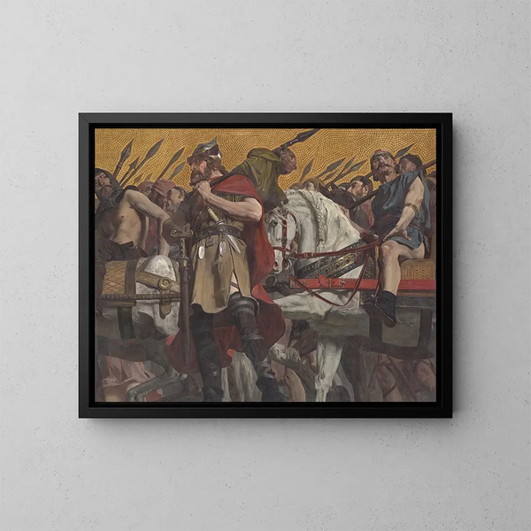 Procession - Jean-Paul Laurens — kehystetty taideteos seinällä