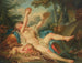 Bacchante allongée jouant des cymbales - Jean-Simon Berthélemy — näkymä teoksesta