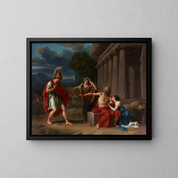 Œdipus Colone - Jean Antoine Théodore Giroust — kehystetty taideteos seinällä