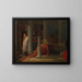 Antiochus ja Stratonice - Jean-Auguste-Dominique Ingres — kehystetty taideteos seinällä