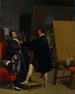 L Arétin Tintoretin työpajassa - Jean-Auguste-Dominique Ingres — näkymä teoksesta