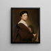 Autoportrait à vingt - quatre ans - Jean - Auguste - Dominique Ingres — kehystetty taideteos seinällä
