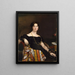 Madame Jacques-Louis Leblanc Françoise Poncelle - Jean-Auguste-Dominique Ingres — kehystetty taideteos seinällä