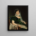 Tournonin kreivitärstä - Jean-Auguste-Dominique Ingres — kehystetty taideteos seinällä