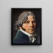Jean-Marie-Joseph Ingresin muotokuvasta - Jean-Auguste-Dominique Ingres — kehystetty taideteos seinällä