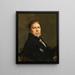 Autoportrait - Jean-Auguste-Dominique Ingres — kehystetty taideteos seinällä