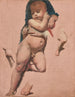 Study for the Child Jesus of the vow of Louis XIII in Montauban Cathedral - Jean-Auguste-Dominique Ingres — näkymä teoksesta