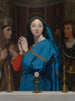 Neitsyt rukoilemassa ehtoollista - Jean-Auguste-Dominique Ingres — näkymä teoksesta