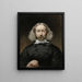 Autoportrait - Jean Augustin Daiwaille — kehystetty taideteos seinällä
