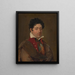 Portrait d'un jeune homme - Jean Baptiste Joseph Wicar — kehystetty taideteos seinällä