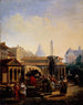 Le marché Saint-Martin - Jean Baptiste Lecoeur — näkymä teoksesta
