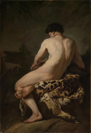 Jean Baptiste Marie Pierre - Seated male nude as Bacchus.webp