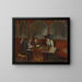 Kahvilassa - Jean Béraud — kehystetty taideteos seinällä