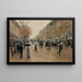 Boulevard Poissonnière syksyllä - Jean Béraud — kehystetty taideteos seinällä