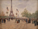 1889 maailmanäyttelyn sisäänkäynti - Jean Béraud — näkymä teoksesta