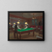 La Partie de billard - Jean Béraud — kehystetty taideteos seinällä