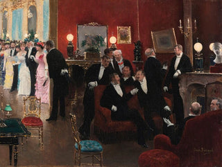 La réception - Jean Béraud — näkymä teoksesta