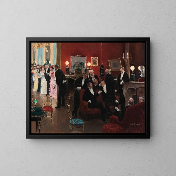 La réception - Jean Béraud — kehystetty taideteos seinällä