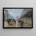 Onnettomuus Porte Saint-Denis - Jean Béraud — kehystetty taideteos seinällä