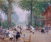 Le Chalet du Cycle au bois de Boulogne - Jean Béraud — näkymä teoksesta