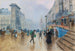 Saint-Denis-boulevard Paris - Jean Béraud — näkymä teoksesta