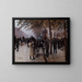 Le boulevard des Capucines le soir devant le Café Napolitain - Jean Béraud — kehystetty taideteos seinällä