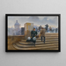 Modiste-maalauksesta Arts-sillalla - Jean Béraud — kehystetty taideteos seinällä
