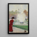 Parisienne au rond-point des Champs-Élysées - Jean Béraud — kehystetty taideteos seinällä