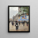 Paris rue du Havre - Jean Béraud — kehystetty taideteos seinällä