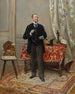 Portrait of Edmond Taigny 1828-1906 historioitsija ja keräilijä - Jean Béraud — näkymä teoksesta