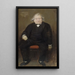 Portrait d'Ernest Renan 1823-1892 philosophe - Jean Béraud — kehystetty taideteos seinällä